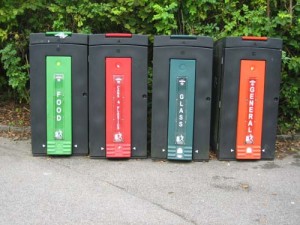 Recycling-bins-at-the-Eden-Project