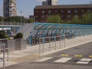 Bicycles on the Olympic Park