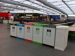 Recycling at the Athletes Village 
